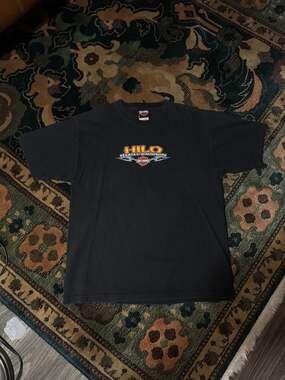 Harley-Davidson Hilo Big Island Hawaii Volcano Graphic T-Shirt